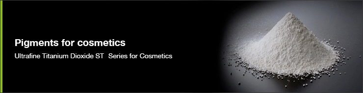 Ultrafine titanium dioxide ST- series for cosmetics